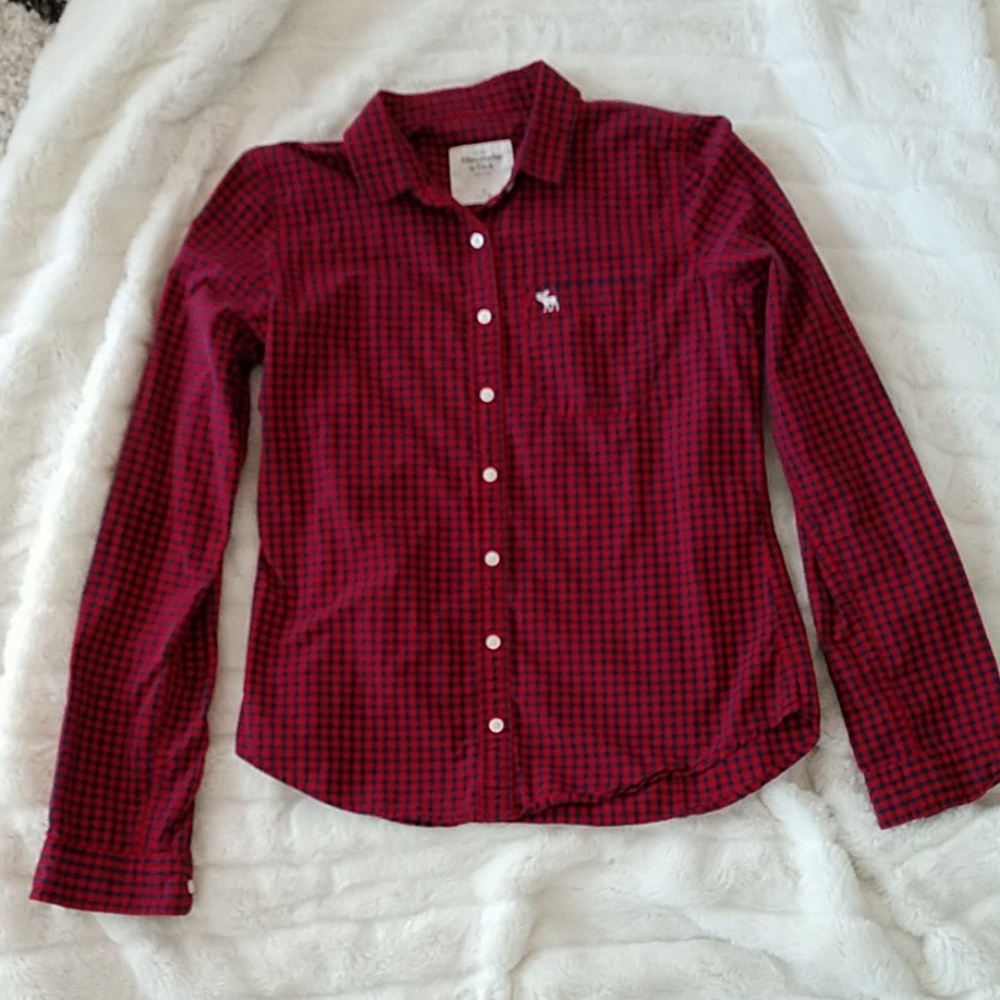 Plaid Abercrombie and Fitch shirt